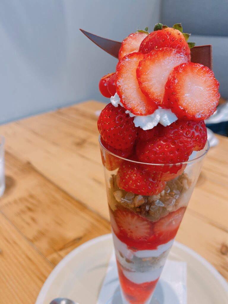 strawberry parfait